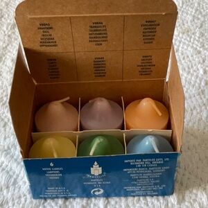 PartyLite Rare-  Votive Candles Set - Multicolor INDULGENCES Samples